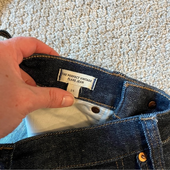 Madewell The Perfect Vintage Flare Jean, Size 26 - Picture 5 of 8